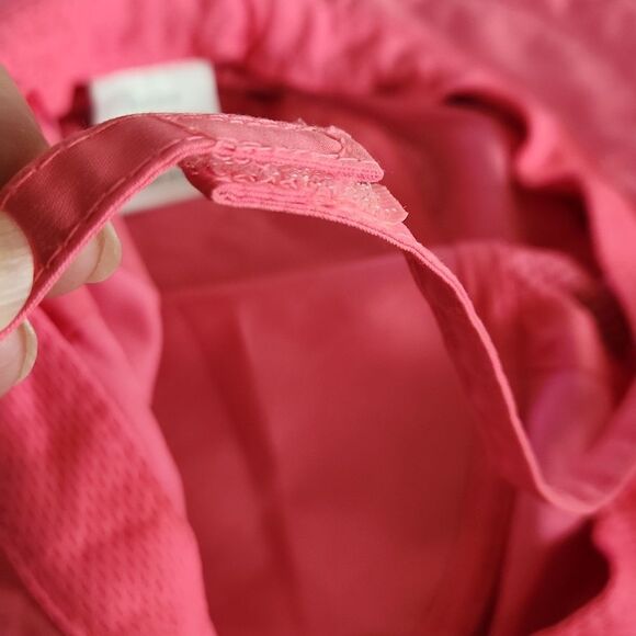 Pink Wide-Brimmed Sun Hat with Floppy Design Sun Protection Zone - Picture 8 of 8